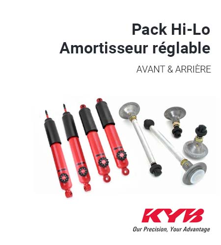 Pack Hi Lo Amortisseur bi tube huile et gaz av ar les 4