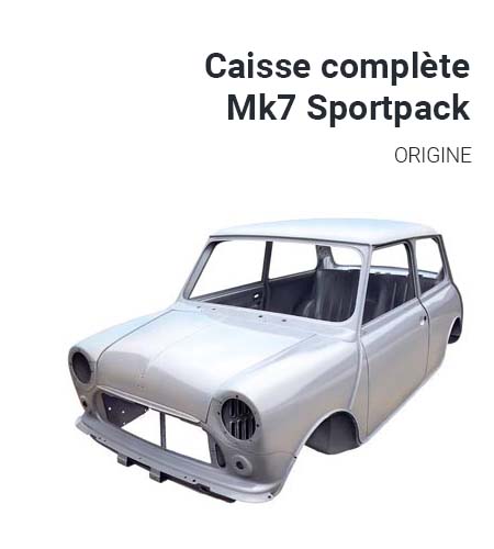 Caisse complète origine