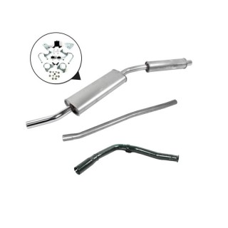 L2A - Ligne échappement RC40 - Sortie lateral Ø44 mm-Austin Mini