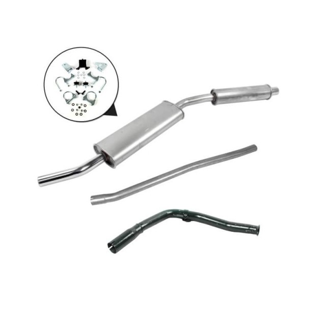 L2A - Ligne échappement RC40 - Sortie lateral Ø44 mm-Austin Mini