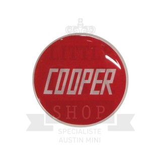 Autocollant rond Cooper Rouge (42mm) - Austin Mini-Austin Mini