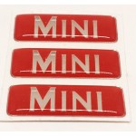 Kit de 3 autocollants '' MINI '' Pour pédale alu-Austin Mini