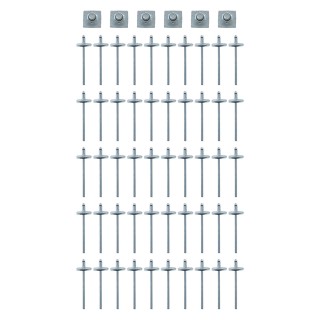 Kit fixation baguette tour de caisse - MGB-MG MGB