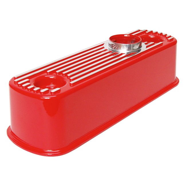 Cache culbuteur ROUGE sans bouchon et joint-Austin Mini