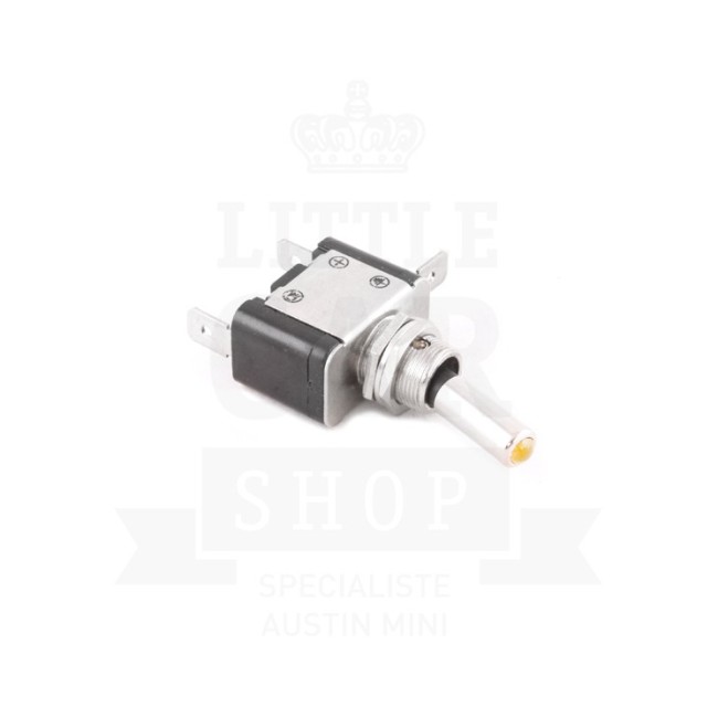 Bouton 2 positions - LED Jaune-Austin Mini