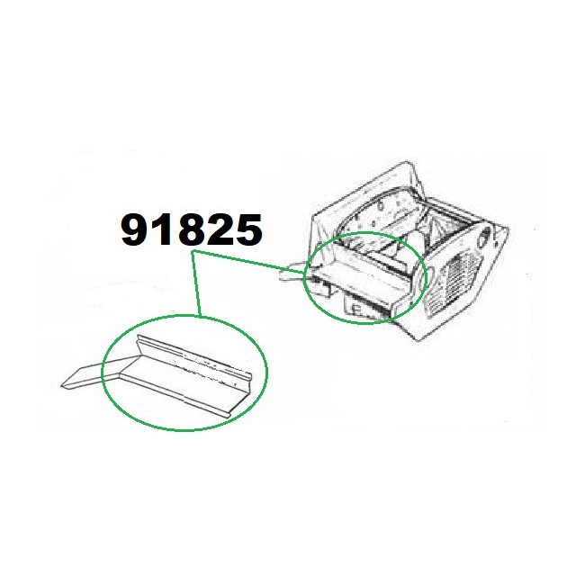 Aile avant droite - Moke - Portugaise / Cagiva-Austin Mini