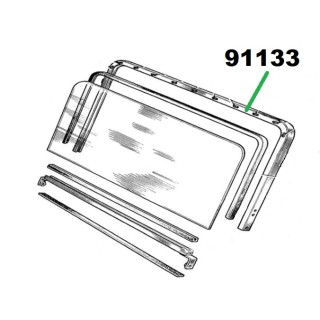Baie de pare brise -MINI MOKE - Portugaise ou Cagiva-Austin Mini