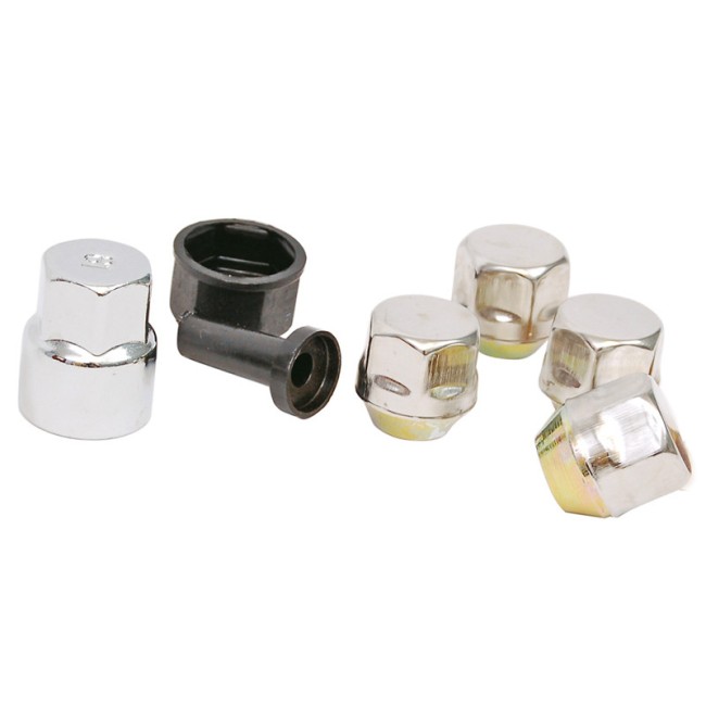 Kit écrous de roue antivol QUALITE avec enjoliveur-Austin Mini