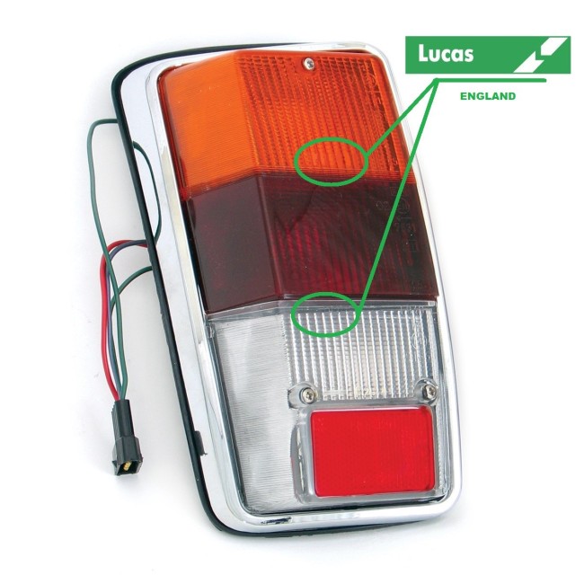 Feux Ar G complet (1976 - 2000) - ORIGINE Type LUCAS-Austin Mini