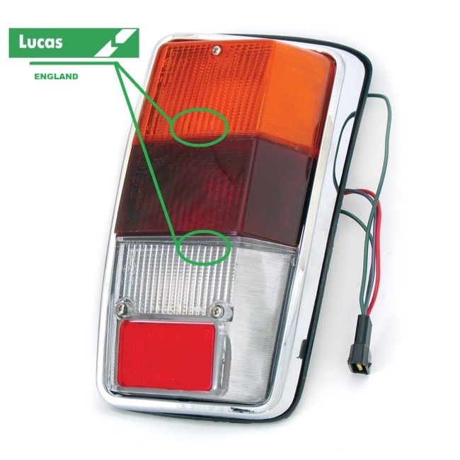 Feux Ar D complet (1976 - 2000) - ORIGINE Type LUCAS