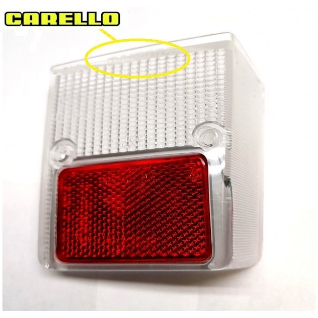 Cabochon inférieur feu AR Droit - Austin Mini - Carello-Austin