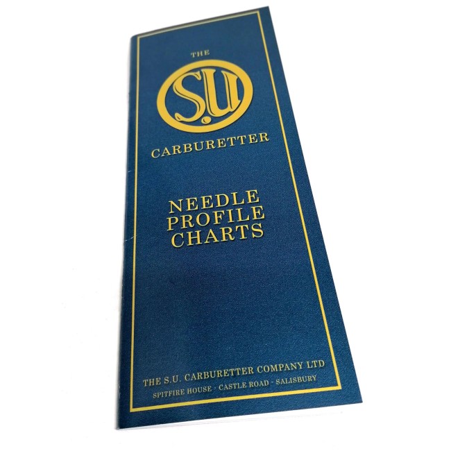 Livret sur les différentes aiguille de carburateur SU