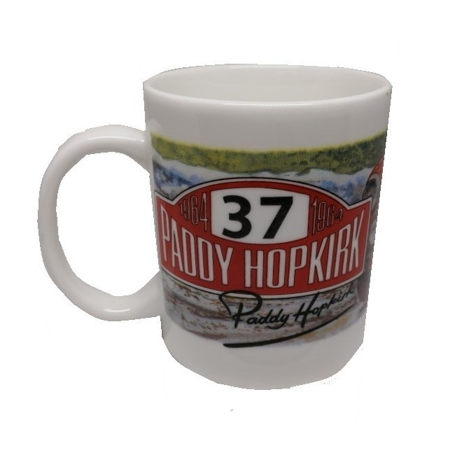 Mug Paddy Hopkirk - Rallye Monte Carlo 1964  voiture ancienne anglaise