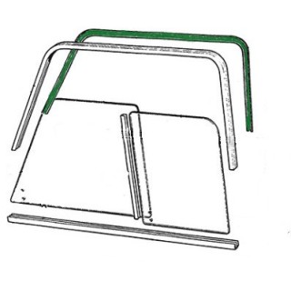 Joint de vitre supérieur MK1/2-Austin Mini