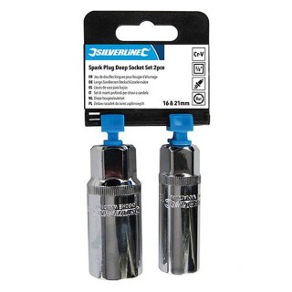 Douilles profondes pour bougie d'allumage, 2 pcs 1/2"  voiture ancienne anglaise