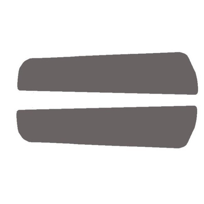 Bande de malle arrière (la paire): Gris Argent - Austin