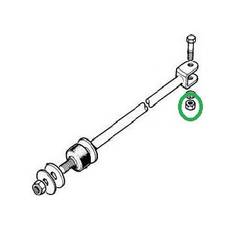 Écrous nil stop de tirant de chasse - Austin Mini