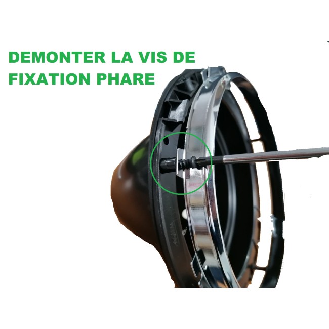 N°1- Kit phare 7'' Lucas-Austin Mini