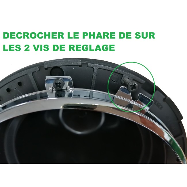 N°1- Kit phare 7'' Lucas-Austin Mini