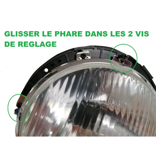 N°1- Kit phare 7'' Lucas-Austin Mini