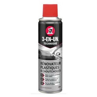  3-EN-UN Technique Rénovateur Plastiques & Caoutchoucs 250 ml 