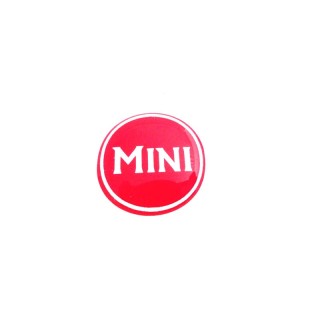 Autocollant Mini rouge (27 mm) - Austin Mini-Austin Mini