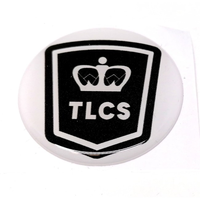 Autocollant rond TLCS / 42 mm-
