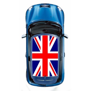 Drapeau anglais de toit rouge bleu - New Mini - R50 / R53