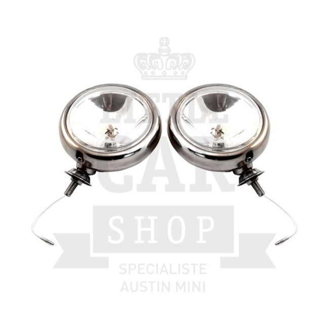 Phares Longues Portés (la paire) INOX-Austin Mini