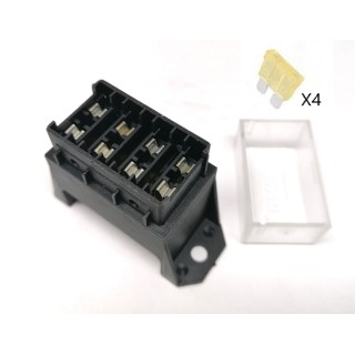 Porte fusible à lame 4 voies--voiture-anciennes-anglaises