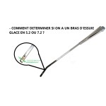 Bras d'essuie glace Tex 7.2mm - MG MGB