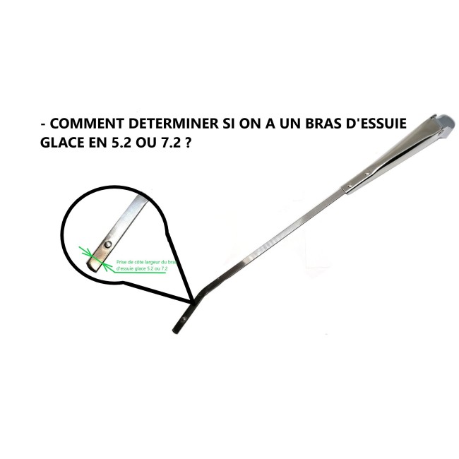 Bras d'essuie glace Tex 7.2mm - MG MGB