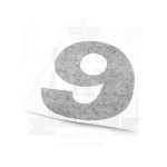 Autocollant course numéro 9 - Austin Mini-Austin Mini