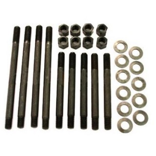 Goujons de culasse + écrous + rondelles (renforcés) 9 pièces