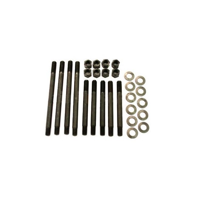 Goujons de culasse + écrous + rondelles (renforcés) 9 pièces