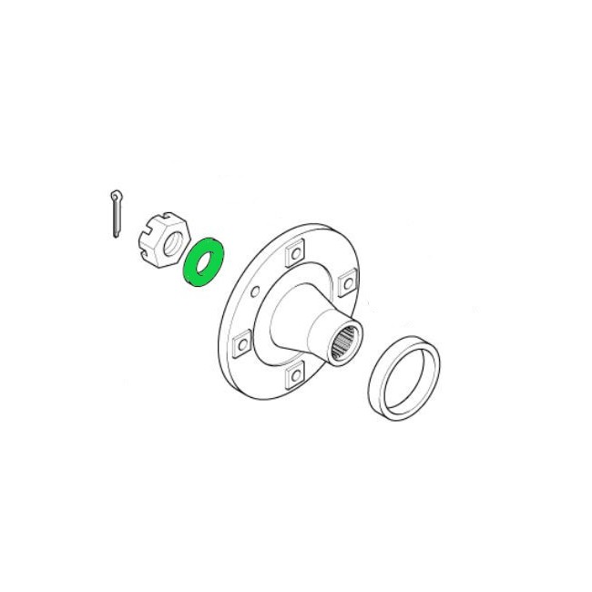 Rondelle de cardan -Austin Mini - tambour et Cooper 997cc / 998cc