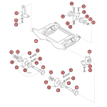 AA2S - Vue éclatée de berceau arrière
