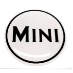 Autocollant Mini blanc (27 mm) - Austin Mini