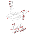AA3S - Vue éclatée de berceau avant après 1976