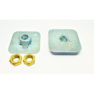 Platines et écrous pour fixation harnais de sécurité-Voitures