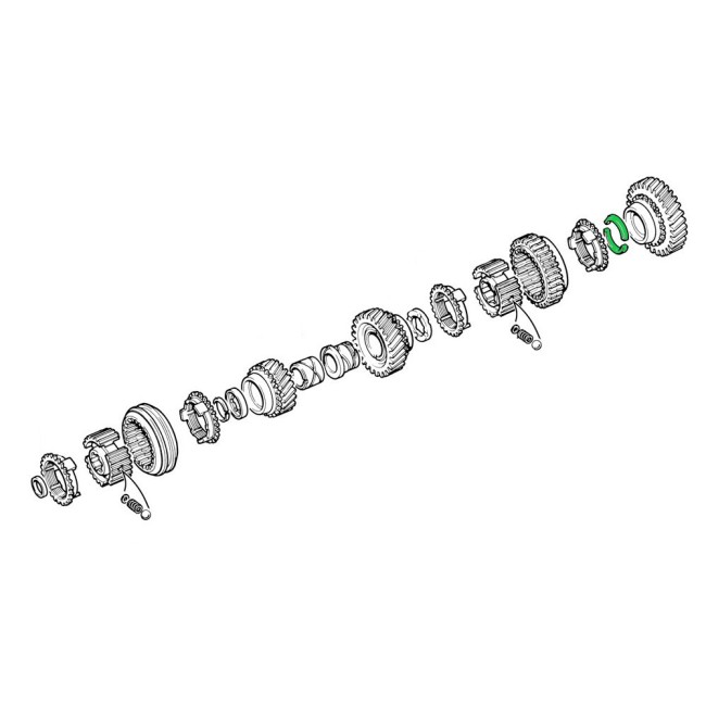 Cale de pignon de 1ère