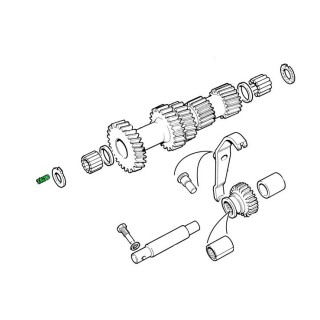 Ressort de train fixe