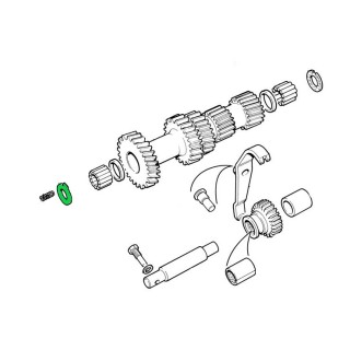 Cale latérale de train fixe