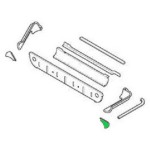 Tôle fermeture jupe AR Gauche / Van