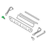 Tôle fermeture jupe AR Droit / Van