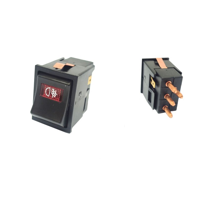 Bouton antibrouillard rouge mini