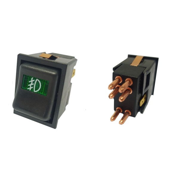 Bouton feux de brouillard MINI voyant vert