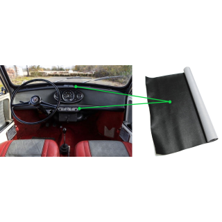 Garniture de tableau de bord sup. (rouleau de simili) - Austin Mini