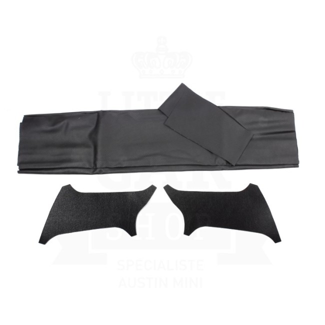 Ciel de Toit Noir Perforé Qualité-Austin Mini