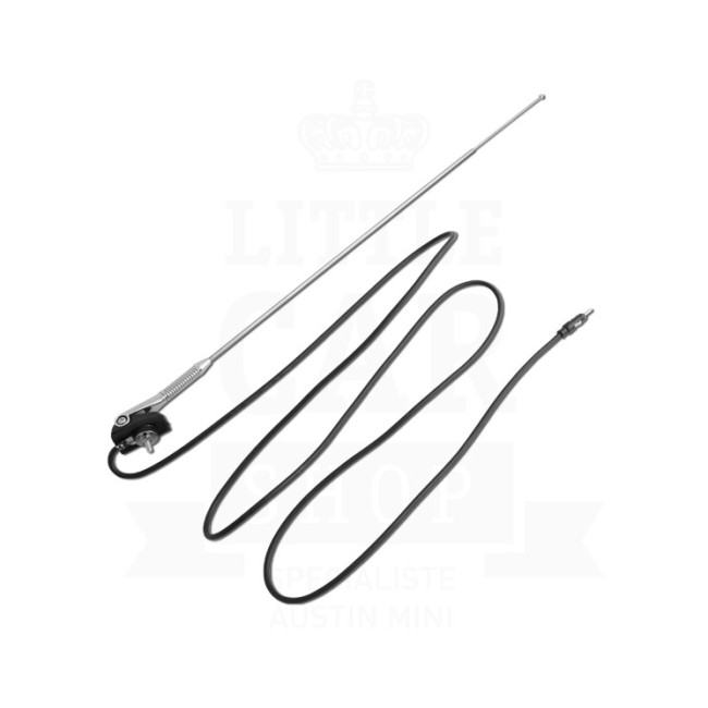 Antenne de toit téléscopique chromée-Austin Mini